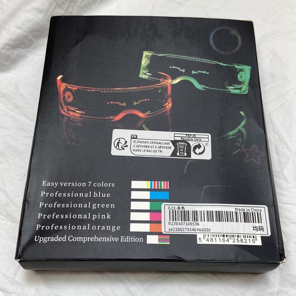 LED color changing translucent glasses with sturdy plastic material. One size. - Picture 16 of 16